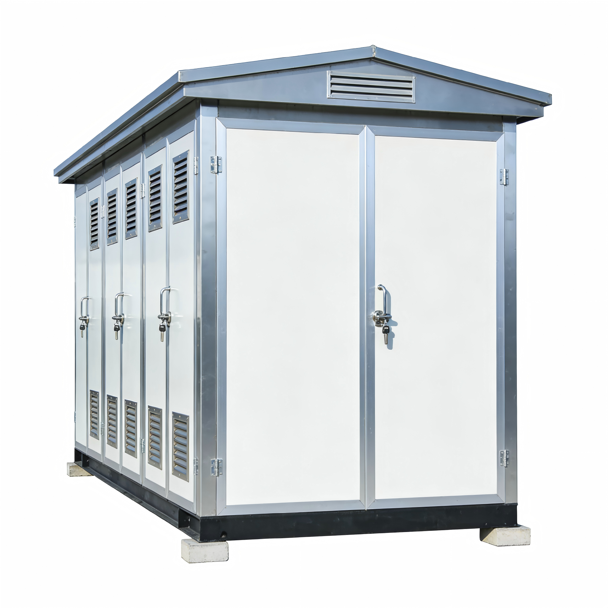 Improved, efficient, and safe YBW-12/0.4 European-style outdoor prefabricated substation