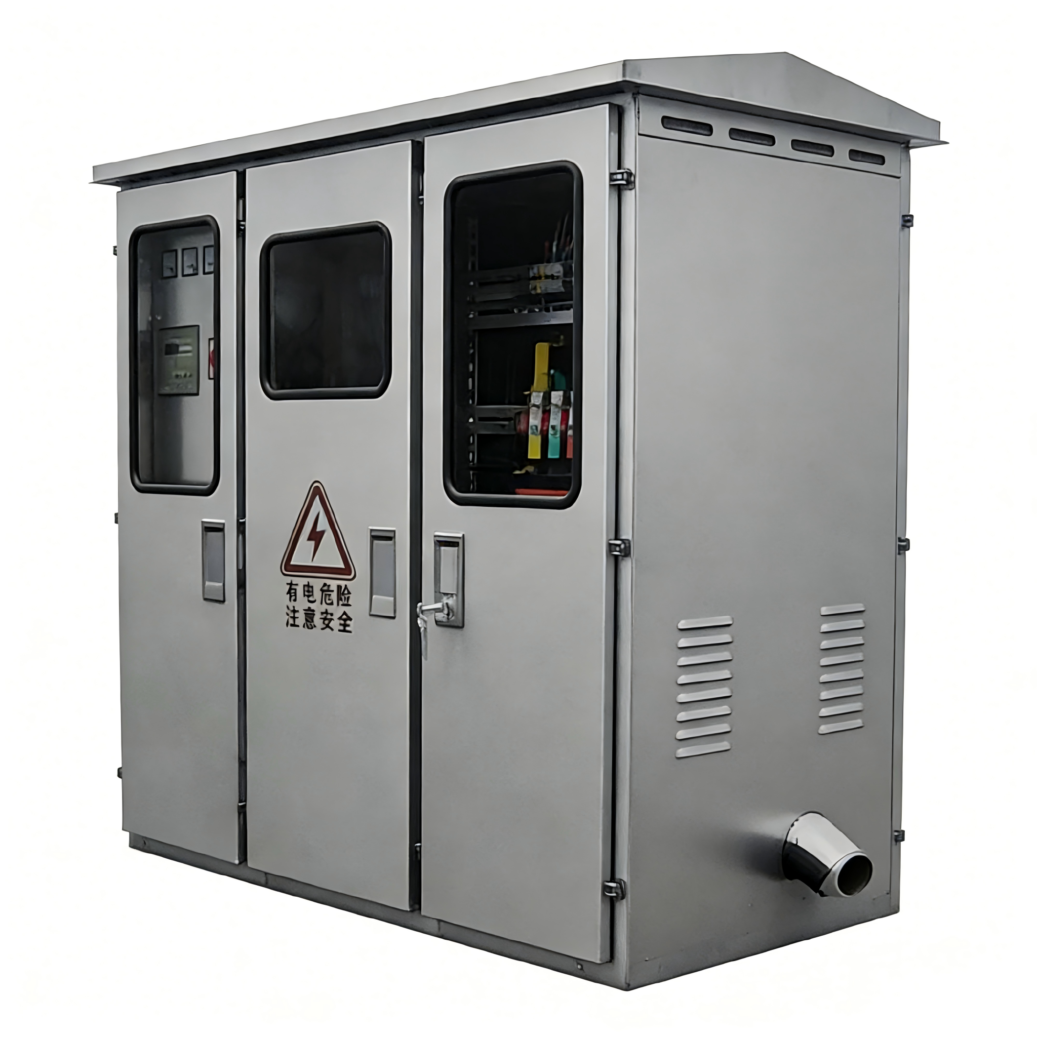 Small and cost-effective multifunctional JP comprehensive distribution box with short circuit, overload, overvoltage, and leakage protection