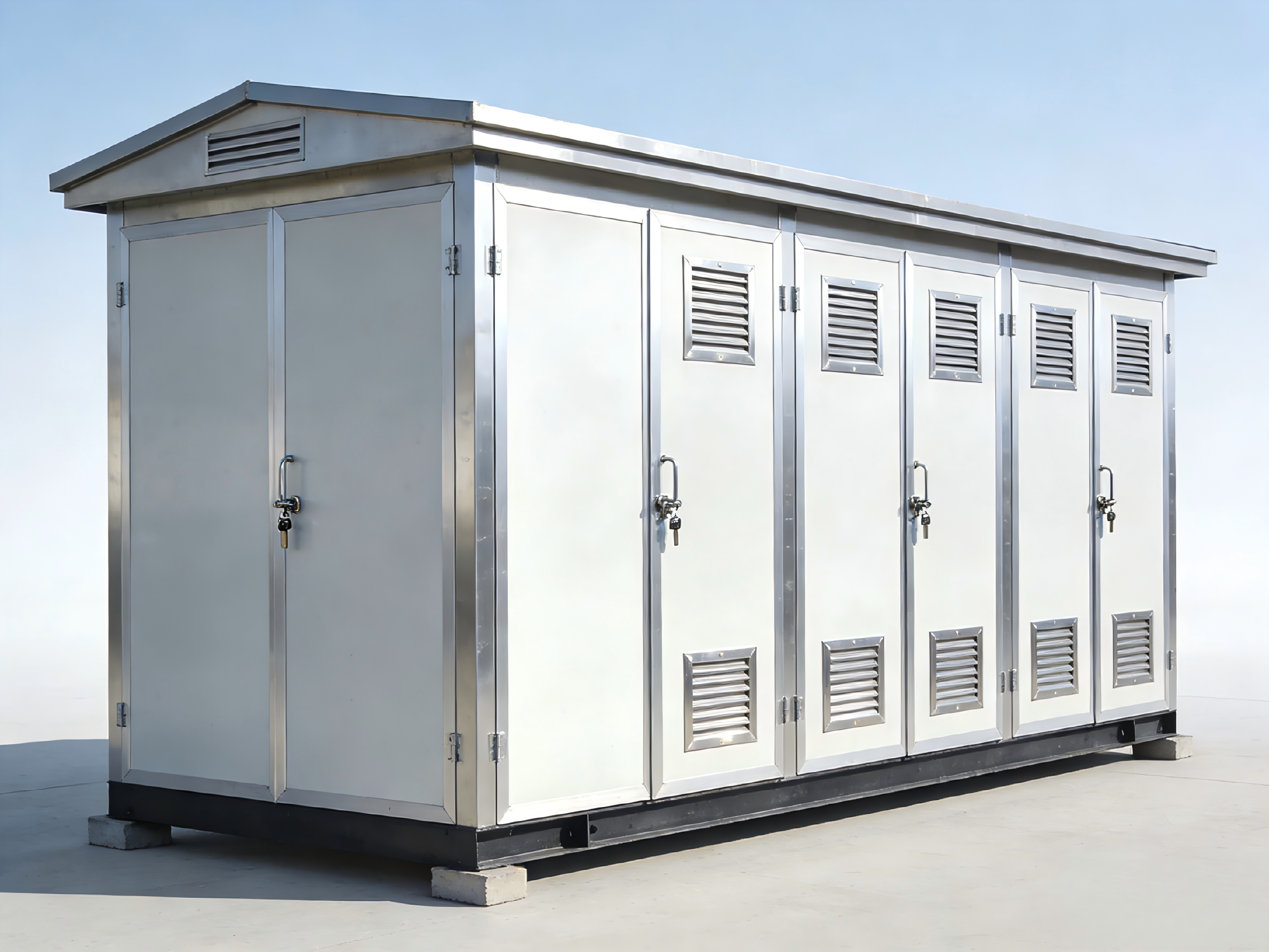 Improved, efficient, and safe YBW-12/0.4 European-style outdoor prefabricated substation