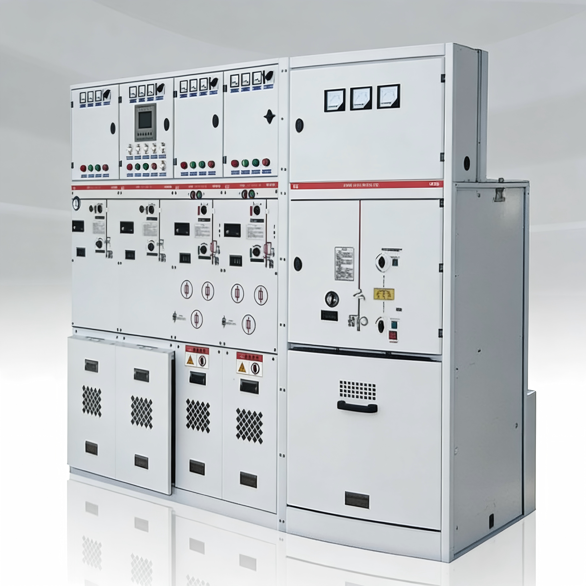 SRM □ -12 Fully enclosed and insulated expandable ring network switchgear suitable for multiple boundary systems