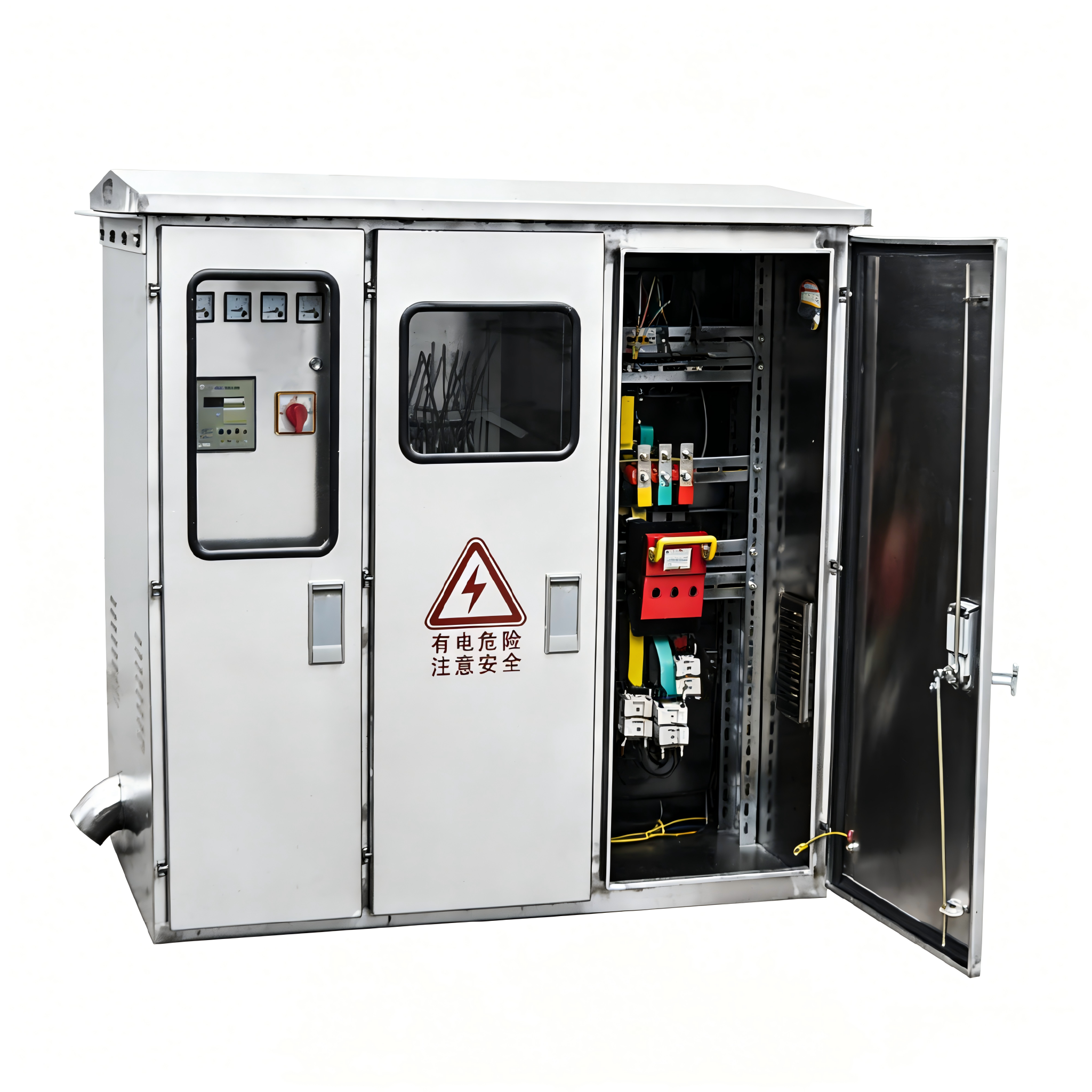 Small and cost-effective multifunctional JP comprehensive distribution box with short circuit, overload, overvoltage, and leakage protection