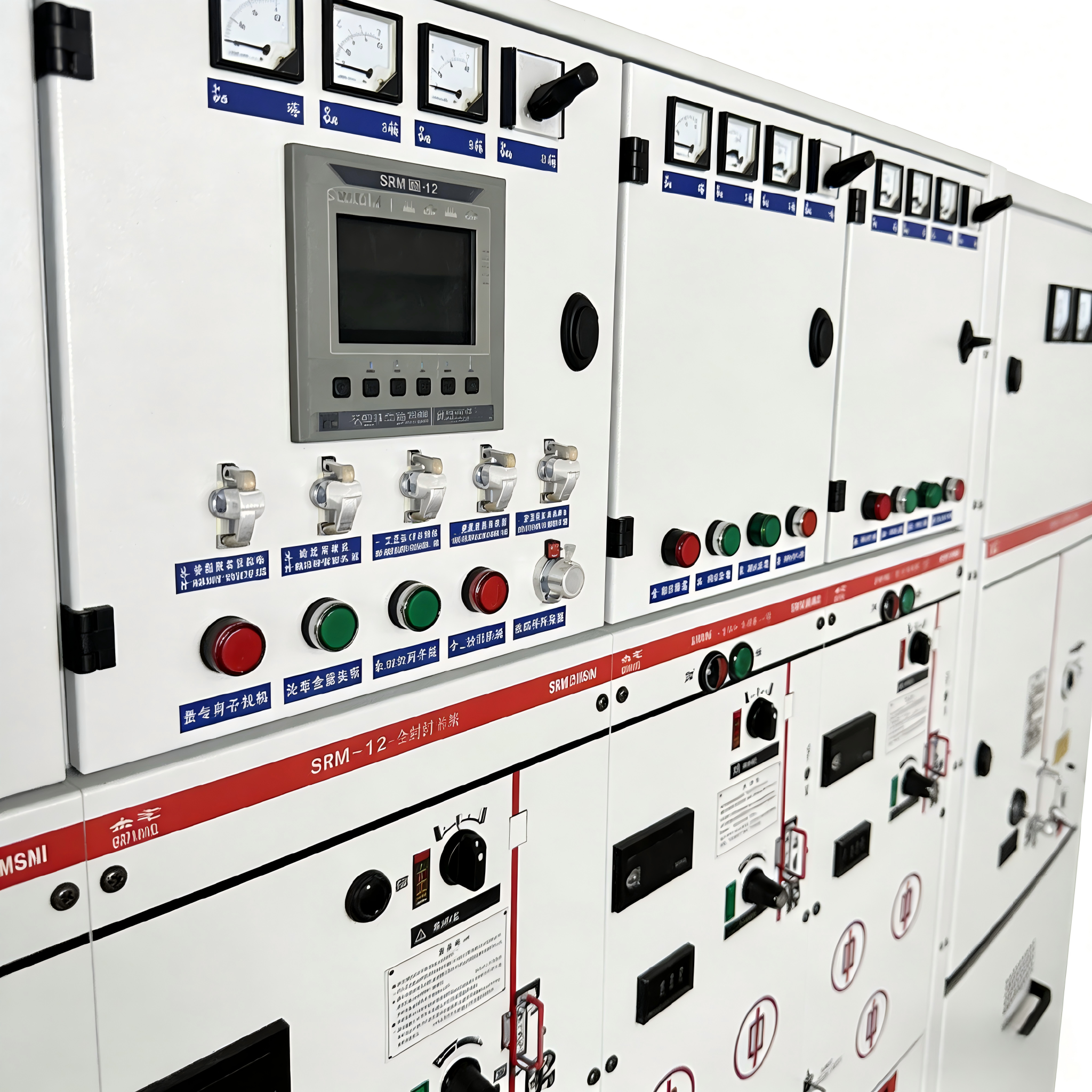 SRM □ -12 Fully enclosed and insulated expandable ring network switchgear suitable for multiple boundary systems